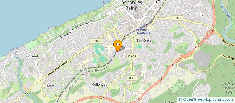 localisation de l'entreprise ISOTICE à THONON-LES-BAINS