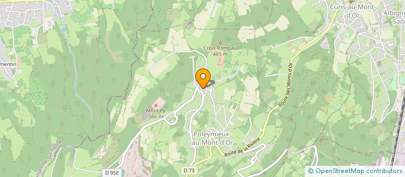 localisation de l'entreprise ISOTIG  POLEYMIEUX-AU-MONT-D'OR