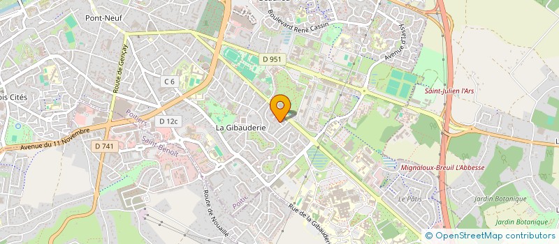 localisation de l'entreprise ISOTIM à NANTES