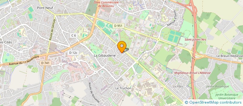 localisation de l'entreprise ISOTIM PARTICIPATIONS HOLDING à POITIERS
