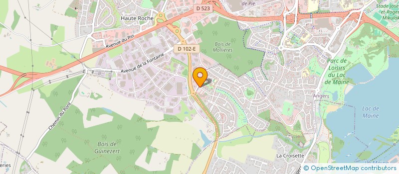 localisation de l'entreprise ISOTOIT à ANGERS