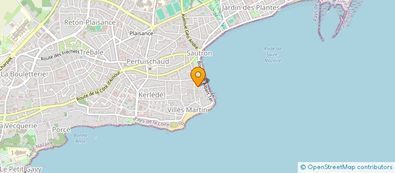 localisation de l'entreprise ISOTOP ASSOCIES  SAINT-NAZAIRE