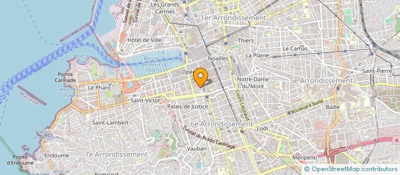 localisation de l'entreprise ISOTOP STRUCTURES à MARSEILLE