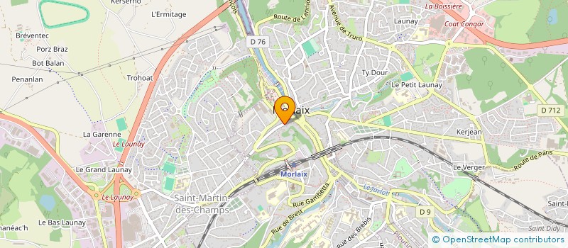 localisation de l'entreprise ISOTRAP à MORLAIX