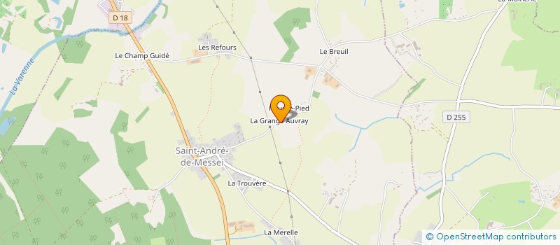 localisation de l'entreprise ISOUNY à SAINT-ANDRE-DE-MESSEI