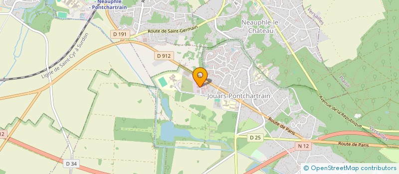 localisation de l'entreprise ISOVENT à JOUARS-PONTCHARTRAIN