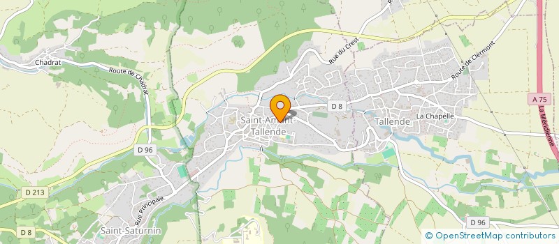 localisation de l'entreprise ISOVERGNE à SAINT-AMANT-TALLENDE