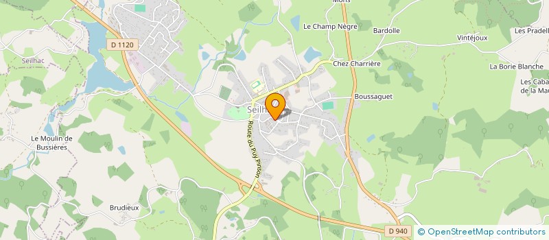 localisation de l'entreprise ISOVIE à SEILHAC