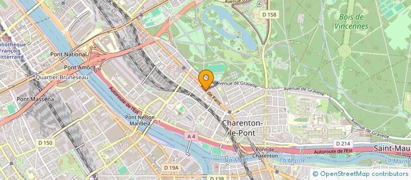 localisation de l'entreprise ISOXPERT à CHARENTON-LE-PONT