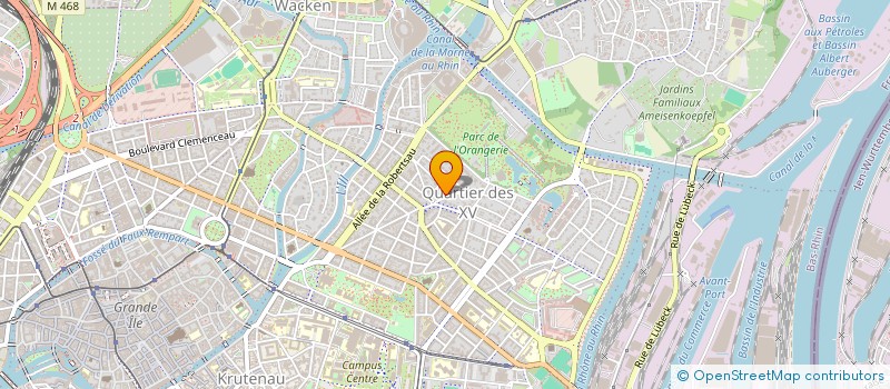 localisation de l'entreprise ISP à STRASBOURG