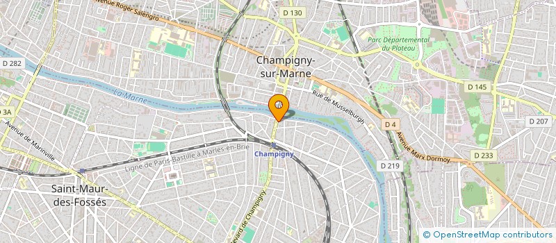 localisation de l'entreprise ISP94 à SAINT-MAUR-DES-FOSSES