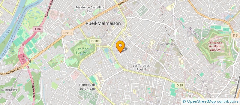 localisation de l'entreprise ISPA à RUEIL-MALMAISON
