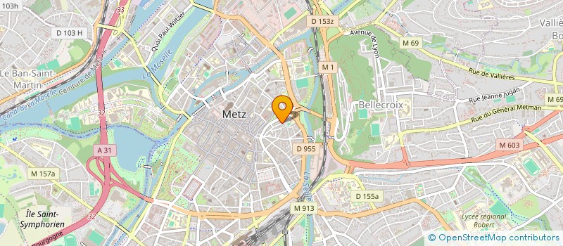 localisation de l'entreprise ISPA  METZ