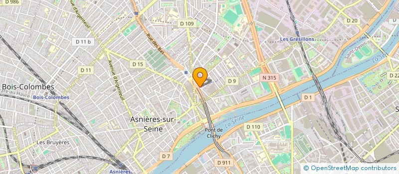 localisation de l'entreprise ISPAHAN à GENNEVILLIERS