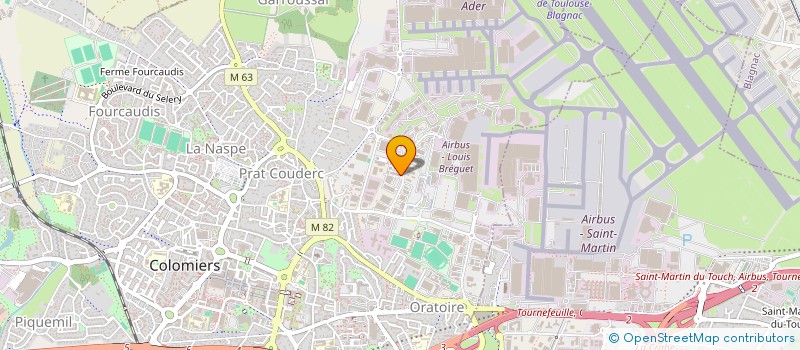 localisation de l'entreprise ISPALI PAYE à COLOMIERS