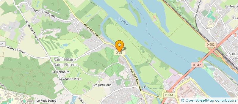 localisation de l'entreprise ISPAM à SAUMUR
