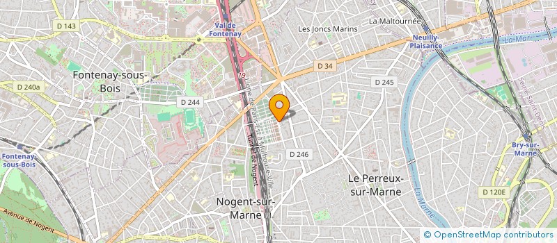 localisation de l'entreprise ISPC  CHAMPS-SUR-MARNE