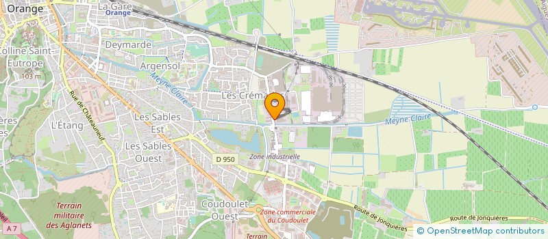 localisation de l'entreprise ISPE BAT à ORANGE