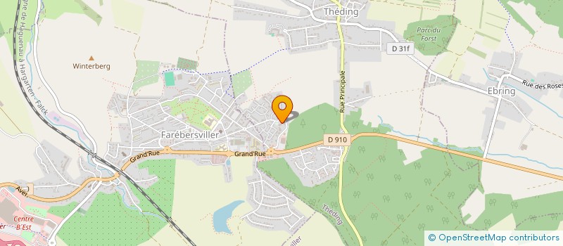 localisation de l'entreprise ISPIR  THEDING