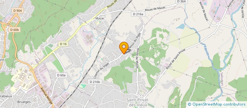 localisation de l'entreprise ISPR  SAINT-PRIVAT-DES-VIEUX