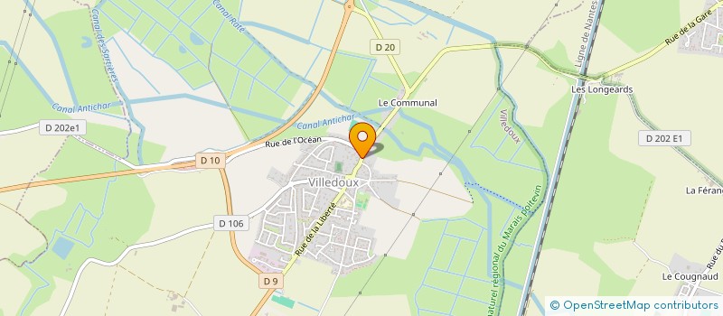 localisation de l'entreprise ISR  VILLEDOUX