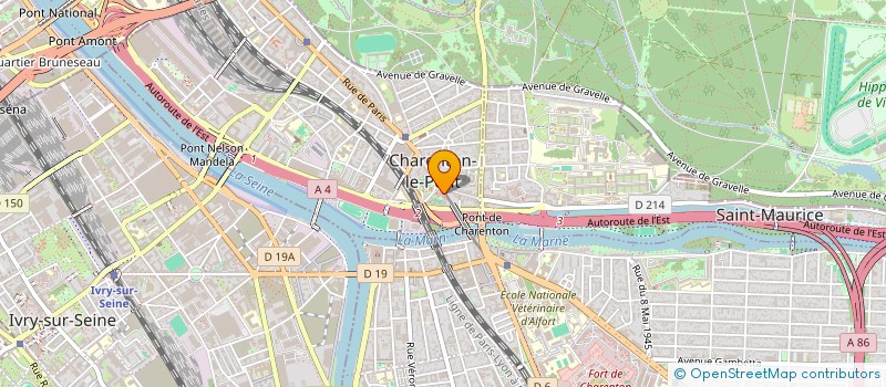 localisation de l'entreprise ISR BPM  CHARENTON-LE-PONT