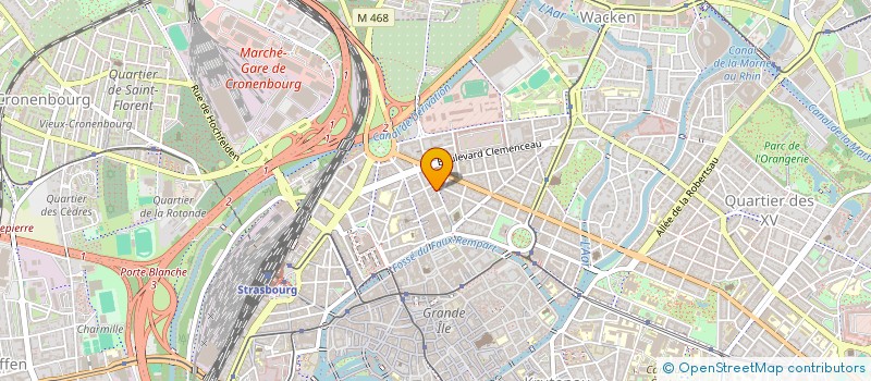 localisation de l'entreprise ISR-COACHING à STRASBOURG