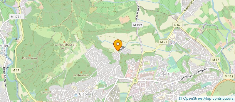 localisation de l'entreprise ISR INSTALLATION SERVICE ROUGIER à CLAPIERS