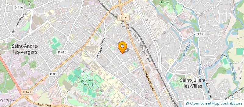 localisation de l'entreprise ISR PATRIMOINE à TROYES