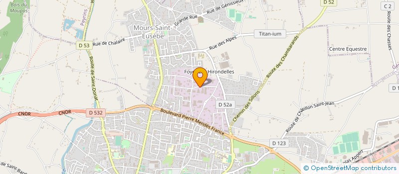 localisation de l'entreprise ISRA à MOURS-SAINT-EUSEBE