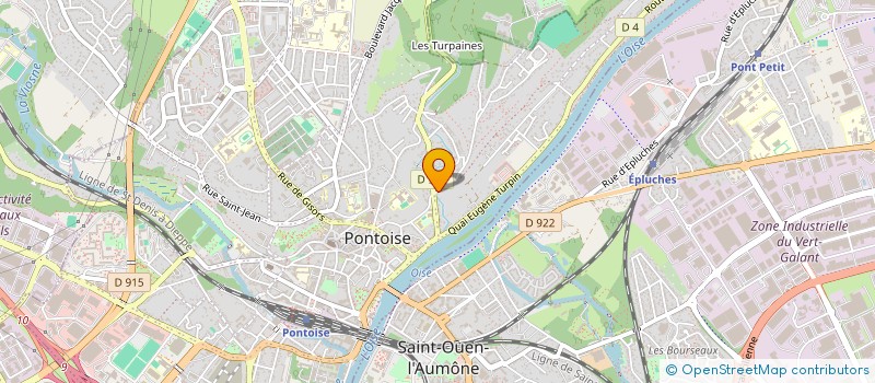 localisation de l'entreprise ISRA à PONTOISE