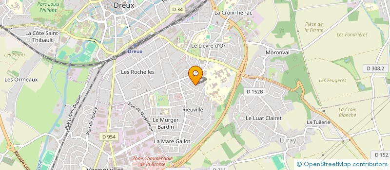 localisation de l'entreprise ISRA CONSULTING à DREUX
