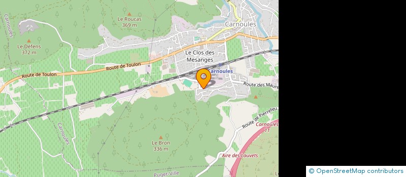 localisation de l'entreprise ISRA PRESTA à CARNOULES