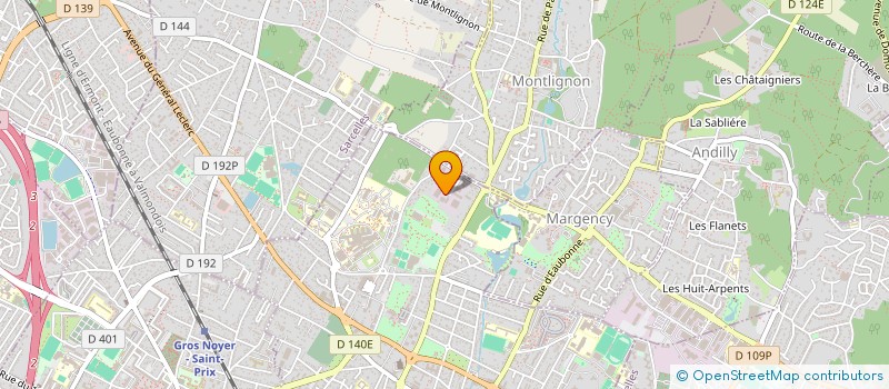 localisation de l'entreprise ISRA SECURITE à SANNOIS
