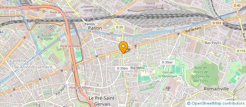 localisation de l'entreprise ISRAEL à PANTIN