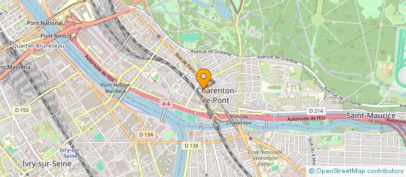 localisation de l'entreprise ISRAGORA  CHARENTON LE PONT