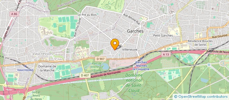 localisation de l'entreprise ISREY à GARCHES