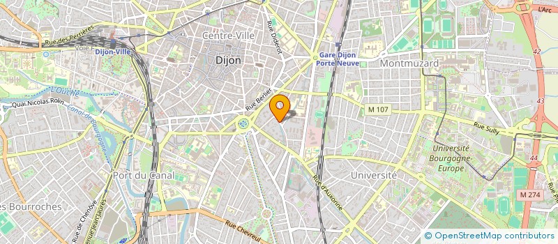 localisation de l'entreprise ISROAN à DIJON
