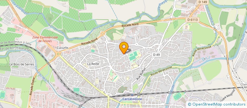 localisation de l'entreprise ISS à CARCASSONNE