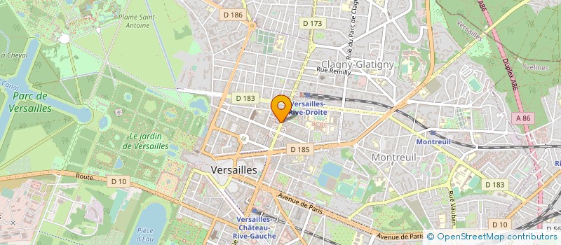 localisation de l'entreprise ISS BAT à LE CHESNAY-ROCQUENCOURT