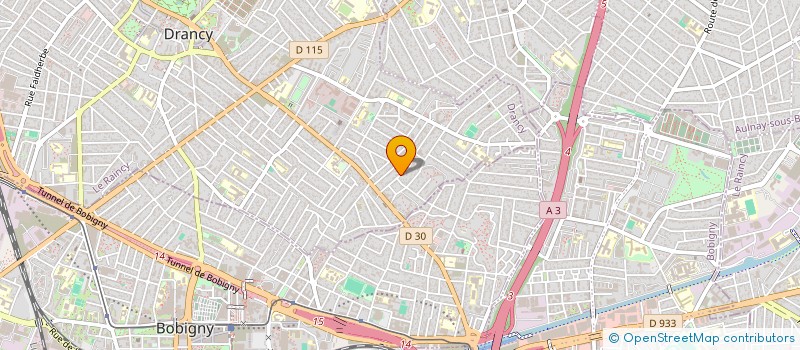 localisation de l'entreprise ISS ELEC à DRANCY