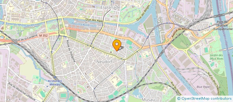 localisation de l'entreprise ISS-FIBRES à STRASBOURG