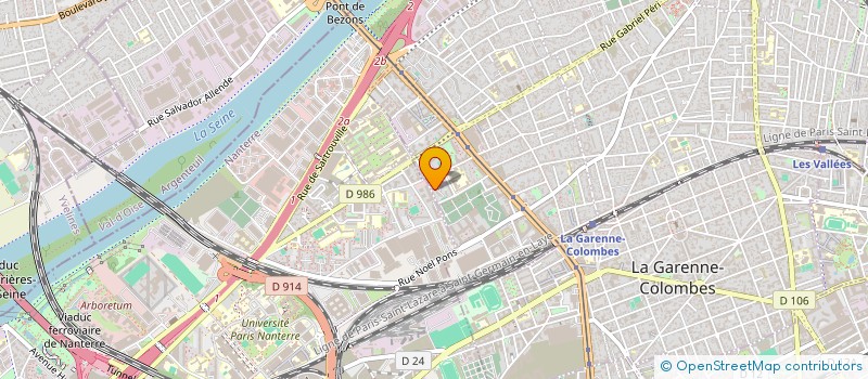 localisation de l'entreprise ISS PLOMBERIE à COLOMBES