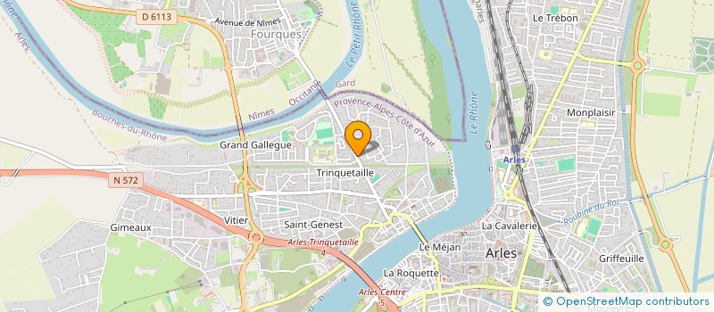 localisation de l'entreprise ISSA à ARLES