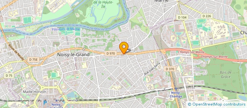 localisation de l'entreprise ISSA DECO  NOISY-LE-GRAND