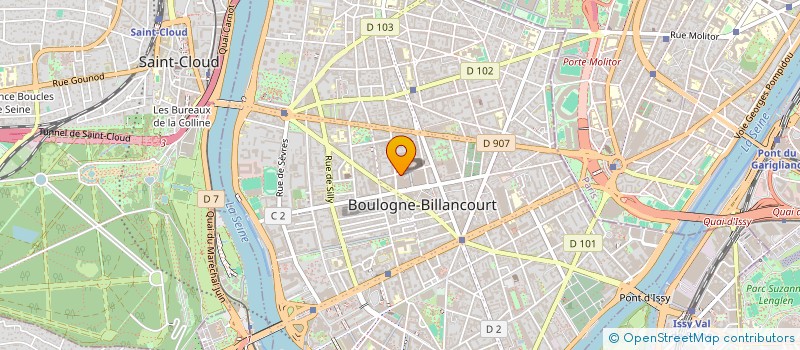 localisation de l'entreprise ISSA FRANCE/SECURITY TUESDAY  BOULOGNE-BILLANCOURT
