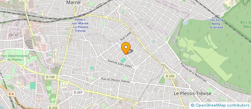 localisation de l'entreprise ISSAAD SALAH ET ISSADI MOUSSA  CHAMPIGNY-SUR-MARNE