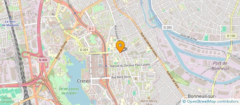 localisation de l'entreprise ISSAADI IMMO à CRETEIL