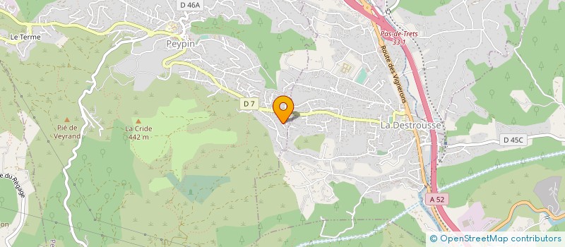 localisation de l'entreprise ISSAB à PEYPIN