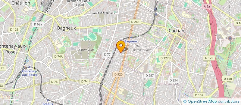 localisation de l'entreprise ISSAC à BAGNEUX